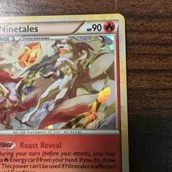 Pokemon TCG Ninetales 007/123 Blister Exclusives Cracked Ice Holo Promo - Image 3