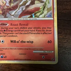 Pokemon TCG Ninetales 007/123 Blister Exclusives Cracked Ice Holo Promo - Image 5