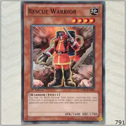Rescue Warrior - STBL-EN006 - Common 1st Edition Yugioh - Image 1