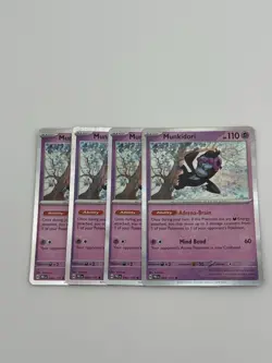 4x Playset - Munkidori 044/131 - Prismatic Evolutions - Pokemon TCG - HOLO - Image 1