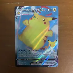 The Pokemon Company Surfing Pikachu VMAX 009/025 Celebrations Holo UR 2021 - Image 1
