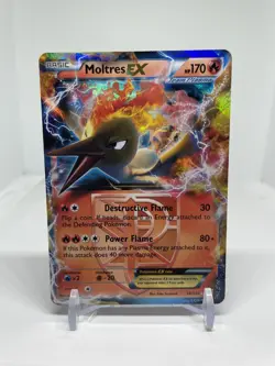 Moltres EX 14/135 Holo EX Rare Plasma Storm Pokemon Holo - MP - Image 1