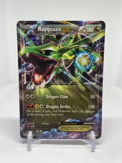 Rayquaza EX XY73 XY Holo Black Star Promo Promo Pokemon HP - Image 1