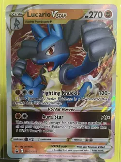 Lucario VSTAR SWSH214 Sword & Shield Promo Holo Lightly Played - Image 1