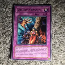 Konami Yu-Gi-Oh! Dramatic Rescue MFC-097 Magician's Force 1st Ed Rare Trap - Image 1