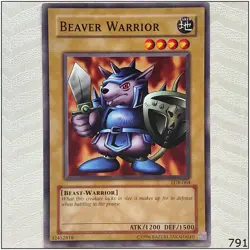 Beaver Warrior - LOB-064 - Common Unlimited Yugioh - Image 1