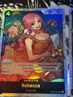 4x Rebecca - OP05-091 - One Piece Awakening Of The New Era - English NM - Image 2