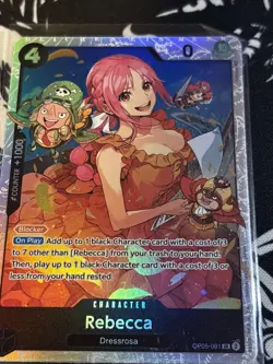 4x Rebecca - OP05-091 - One Piece Awakening Of The New Era - English NM - Image 3