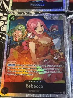 4x Rebecca - OP05-091 - One Piece Awakening Of The New Era - English NM - Image 4