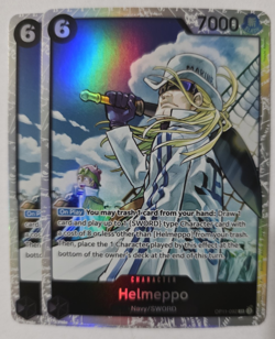One Piece TCG 4x Helmeppo SR OP11-092 Fist Of Divine Speed Playset x4 English NM - Image 1