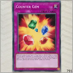 Counter Gem - SDCB-EN038 - Common 1st Edition Yugioh - Image 1