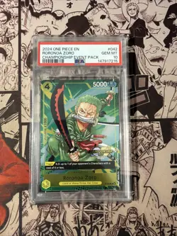Roronoa Zoro (CS 2024 Event) P-042 One Piece Promo Foil - Image 1