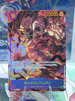 MONKEY D LUFFY - One Piece OP09-118 - AA Alt Art SEC Secret Rare - Emperors - Image 1