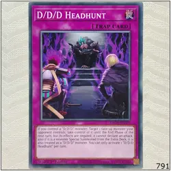 D/D/D Headhunt - BACH-EN075 - Common 1st Edition Yugioh - Image 1