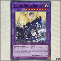 Tyrant Burst Dragon - LEDD-ENA38 - Common 1st Edition Yugioh - Image 1