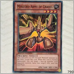 Meklord Army of Granel - WGRT-EN040 - Super Rare Limited 1st Edition Yugioh - Image 1