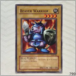 Beaver Warrior - LOB-064 - Common Unlimited Yugioh - Image 1