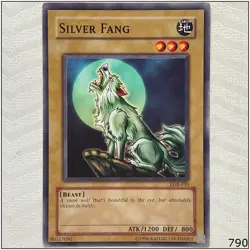 Silver Fang - LOB-010 - Common Unlimited Yugioh - Image 1