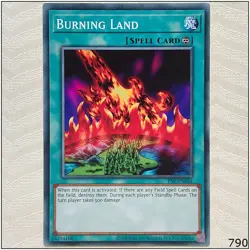Burning Land - PSV-EN061 - Common Unlimited Yugioh - Image 1