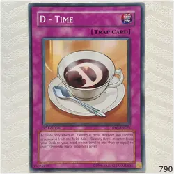 D - Time - DP05-EN025 - Common 1st Edition Yugioh - Image 1
