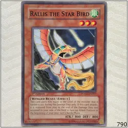 Rallis the Star Bird - POTD-EN007 - Common 1st Edition Yugioh - Image 1