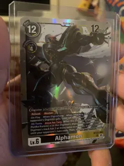 Digimon Card Game Alphamon BT22-063 SR Cyber Eden - Image 3