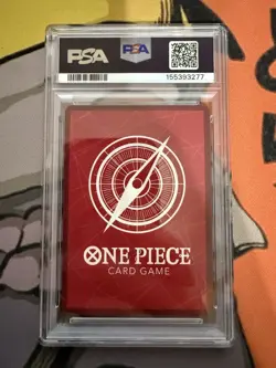 One Piece - ST21-EX Gear 5 Monkey.D.Luffy Red Leader Alt Art ST21-001 PSA 10 *1 - Image 2