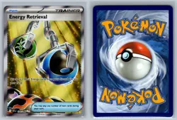 Energy Retrieval 108/086 Ultra Rare ME04: Chaos Rising Pokemon Card Near Mint - Image 3