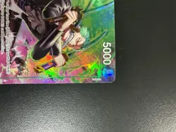 Bandai One Piece Card Game Roronoa Zoro OP13-037 R Foil Alt Art ENG - Image 3