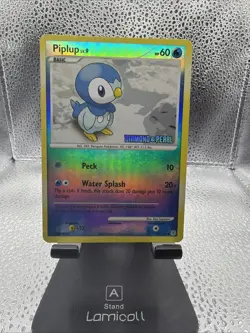 Piplup 93/130 Cosmos Holo Diamond & Pearl Pokemon Card LP - Image 1