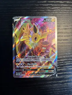 Jolteon v SWSH183 Holo Sword & Shield Promo Card Near Mint Condition - Image 2