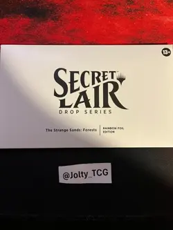 MTG Secret Lair Drop: The Strange Sands: Forests - Foil Edition Sealed - Image 1