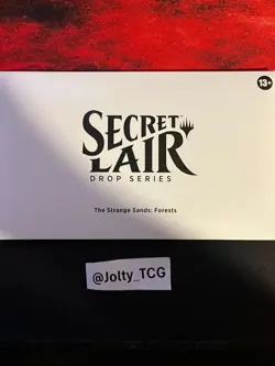 MTG Secret Lair Drop: The Strange Sands: Forests - Non-Foil Edition Sealed - Image 1