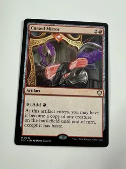 x1 Cursed Mirror R MTG Commander: Secrets of Strixhaven M/NM, English - Image 1