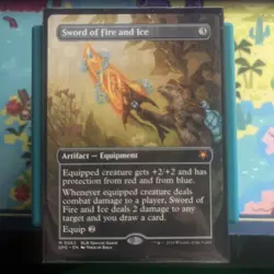 SWORD OF FIRE AND ICE BORDERLESS SPECIAL GUESTS SPG ARTIFACT EQUIPMENT MTG - Image 1
