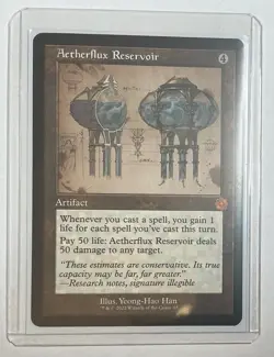 Aetherflux Reservoir (Schematic) The Brothers' War: Retro Frame Artifacts - Image 1