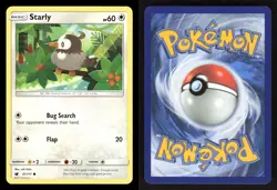 Starly 81/111 C Crimson Invasion LP Pokemon - Image 3