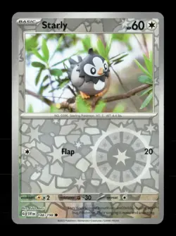 Starly 148/198 Scarlet & Violet Reverse Holo NM/M Pokemon - Image 1