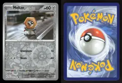 Meltan 102/142 C Stellar Crown Reverse Holo NM/M Pokemon - Image 3
