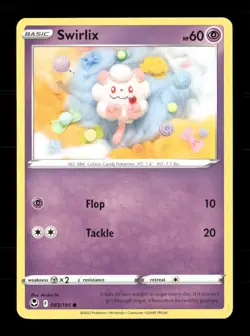 Swirlix 083/195 Silver Tempest NM/M Pokemon - Image 1