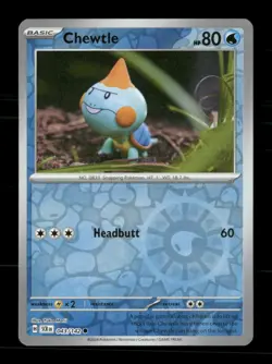 Chewtle 43/142 Stellar Crown Reverse Holo NM/M Pokemon - Image 1