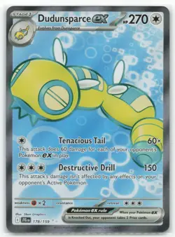 Pokemon SV09: Journey Together #178/159 Dudunsparce ex Full Art - Image 1