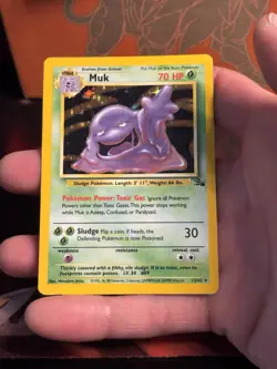 Muk 13/62 Fossil Holo Rare Pokemon TCG 1999 WoTC - Image 3