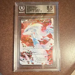 Pokemon Reshiram RC22/RC25 Legendary Treasures Full Art Holo UR BGS 8.5 - Image 1