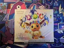 *SEALED* Pokemon Prismatic Evolutions ETB Elite Trainer Box Eevee Full Art Promo - Image 1