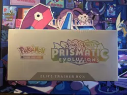 *SEALED* Pokemon Prismatic Evolutions ETB Elite Trainer Box Eevee Full Art Promo - Image 3