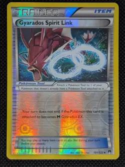 Gyarados Spirit Link 101/122 Uncommon BREAKpoint Pokemon Reverse Holo LP - Image 1