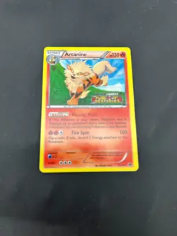 Pokemon Arcanine Holo Card 12/99 Stamped Next Destinies Prerelease - Image 1