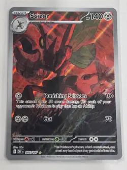 Scizor 205/197 Illustration Rare Obsidian Flames Pokemon 2023 - Image 1