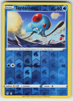 Tentacool 026 Reverse Holo 203 C Evolving Skies LP Pokemon - Image 1